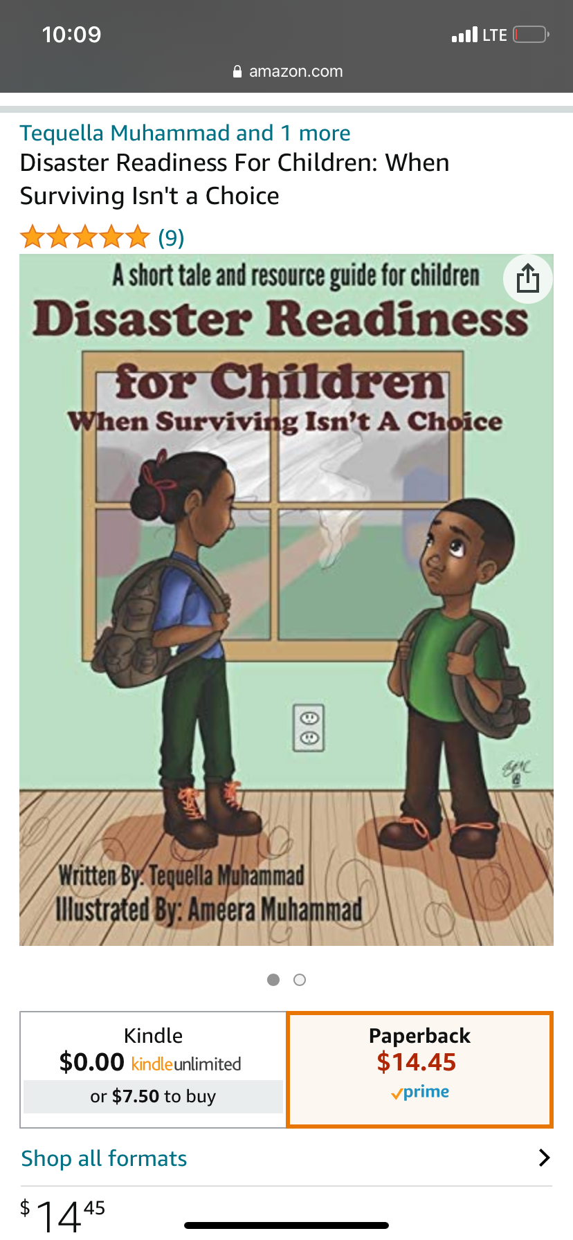 Disaster Readiness Children book
